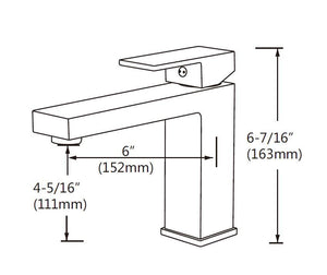 Basin Mixer Tap Faucet -Kitchen Laundry Bathroom Sink