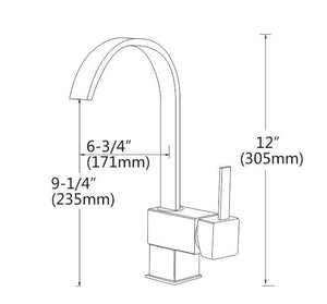 Basin Mixer Tap Faucet -Kitchen Laundry Bathroom Sink