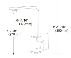 Kitchen Mixer Tap Faucet - Laundry Bathroom Sink