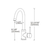 Kitchen Mixer Tap Faucet Basin Laundry Sink - BLACK