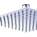 200mm Shower Head Square 304SS Polished Chrome Finish