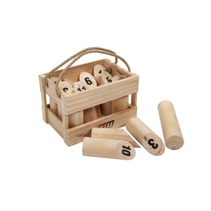 Number Toss Wooden Set Outdoor Games with Carry Case