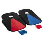 Collapsible Portable Corn Hole Boards With 8 Cornhole Bean Bags, Carry Case