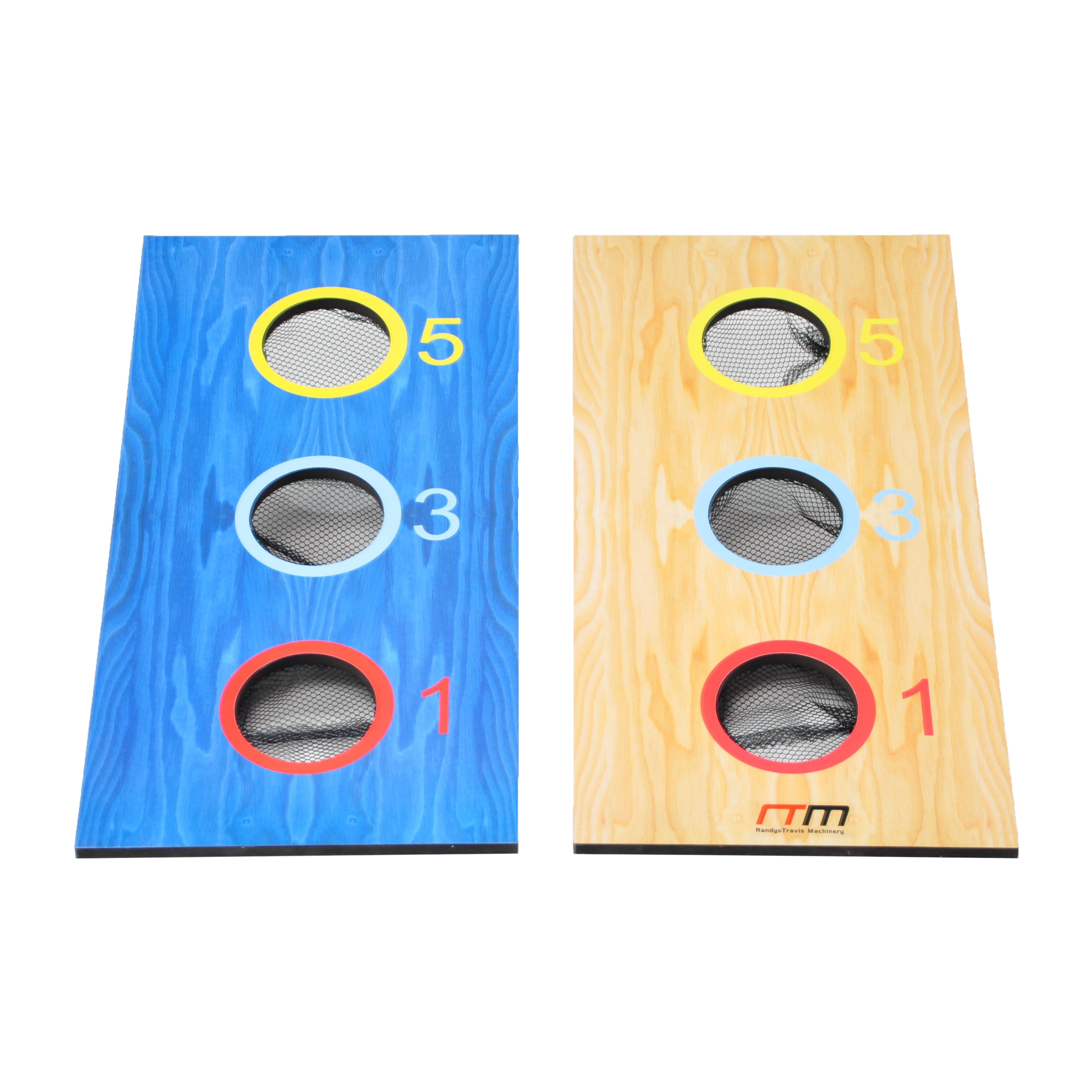 2-in-1 Three-Hole Bags and Washer Toss Combo Cornhole Portable Outdoor Games