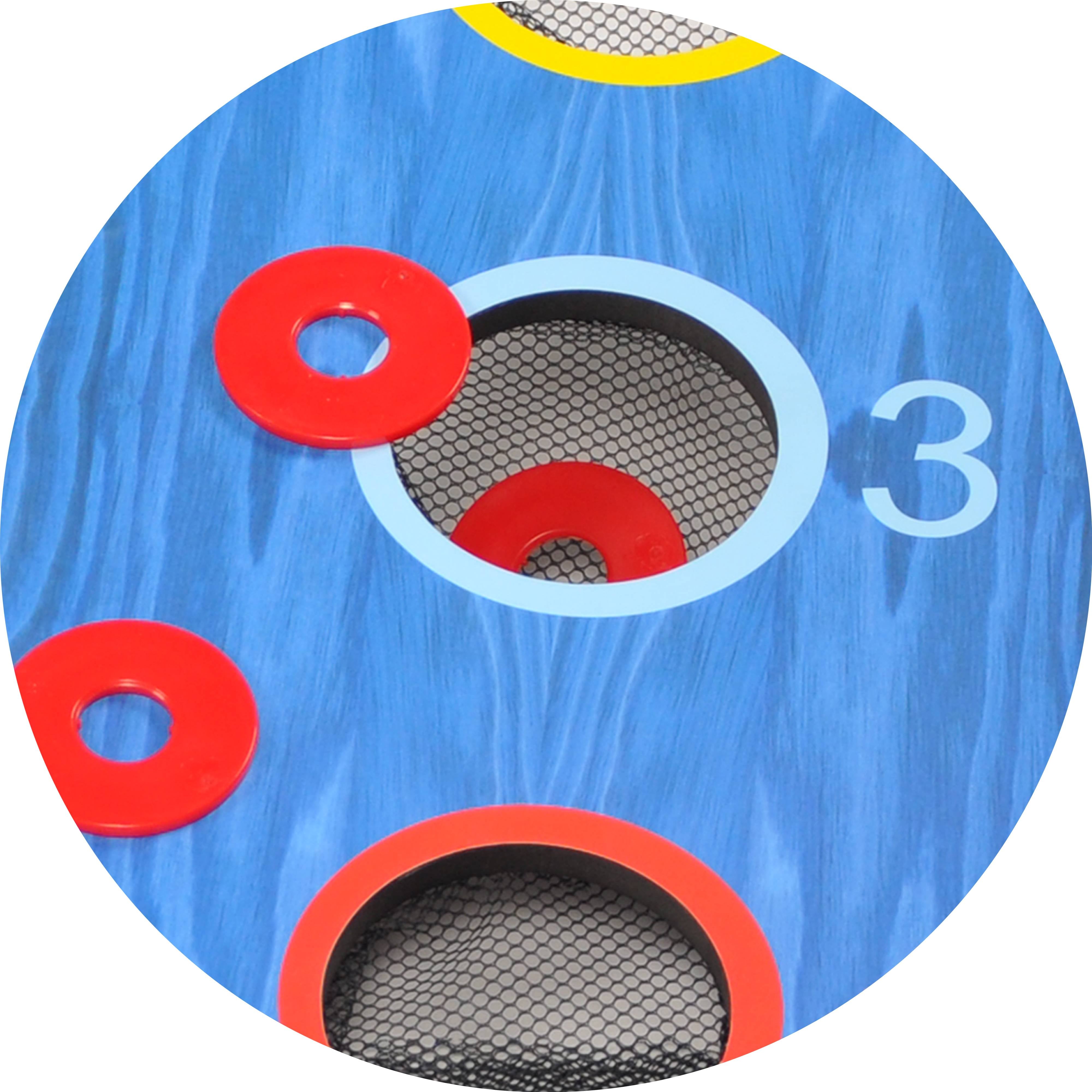 2-in-1 Three-Hole Bags and Washer Toss Combo Cornhole Portable Outdoor Games