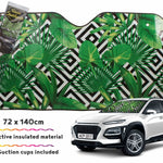 Car Sunshade Geo Palm 140x72cm 