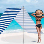 Good Vibes Summer Beach Tent Navy Stripe 148x370cm