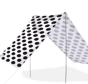 Good Vibes Summer Beach Tent Spot Black 148x370cm