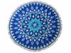 Round Beach Towel 150cm Printed Green&Blue