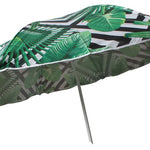 Beach Umbrella 180cm Geo Palm Design