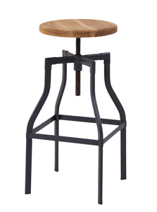 Adjustable Swivel Industrial Bar Stool