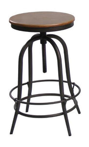 Adjustable Swivel Industrial Bar Stool