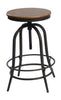 Adjustable Swivel Industrial Bar Stool