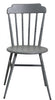 Aluminium Windsor Dinning Chair Retro Grey Set of 2