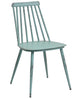 Aluminium Dinning Chair Retro Blue Set of 2