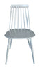 Aluminium Dinning Chair Retro Grey Set of 2