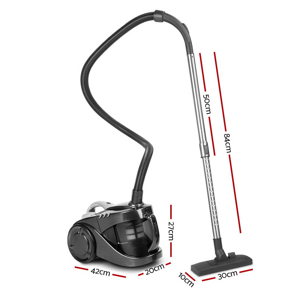  Bagless Cyclone Cyclonic Vacuum Cleaner - Black