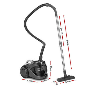  Bagless Cyclone Cyclonic Vacuum Cleaner - Black