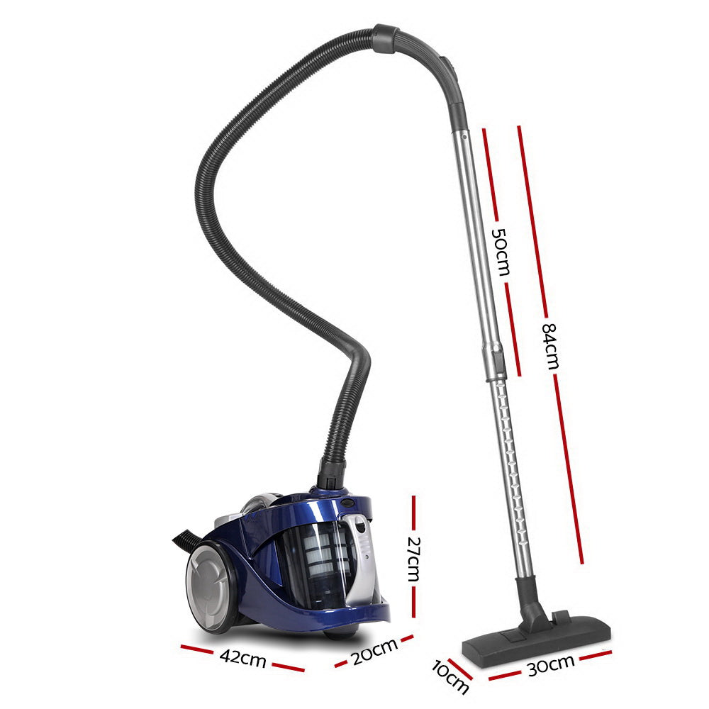 Devanti 2800W Bagless Vacuum - Blue