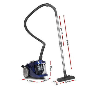 Devanti 2800W Bagless Vacuum - Blue