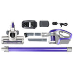 Devanti Cordless Stick Vacuum Cleaner - Purple & Grey