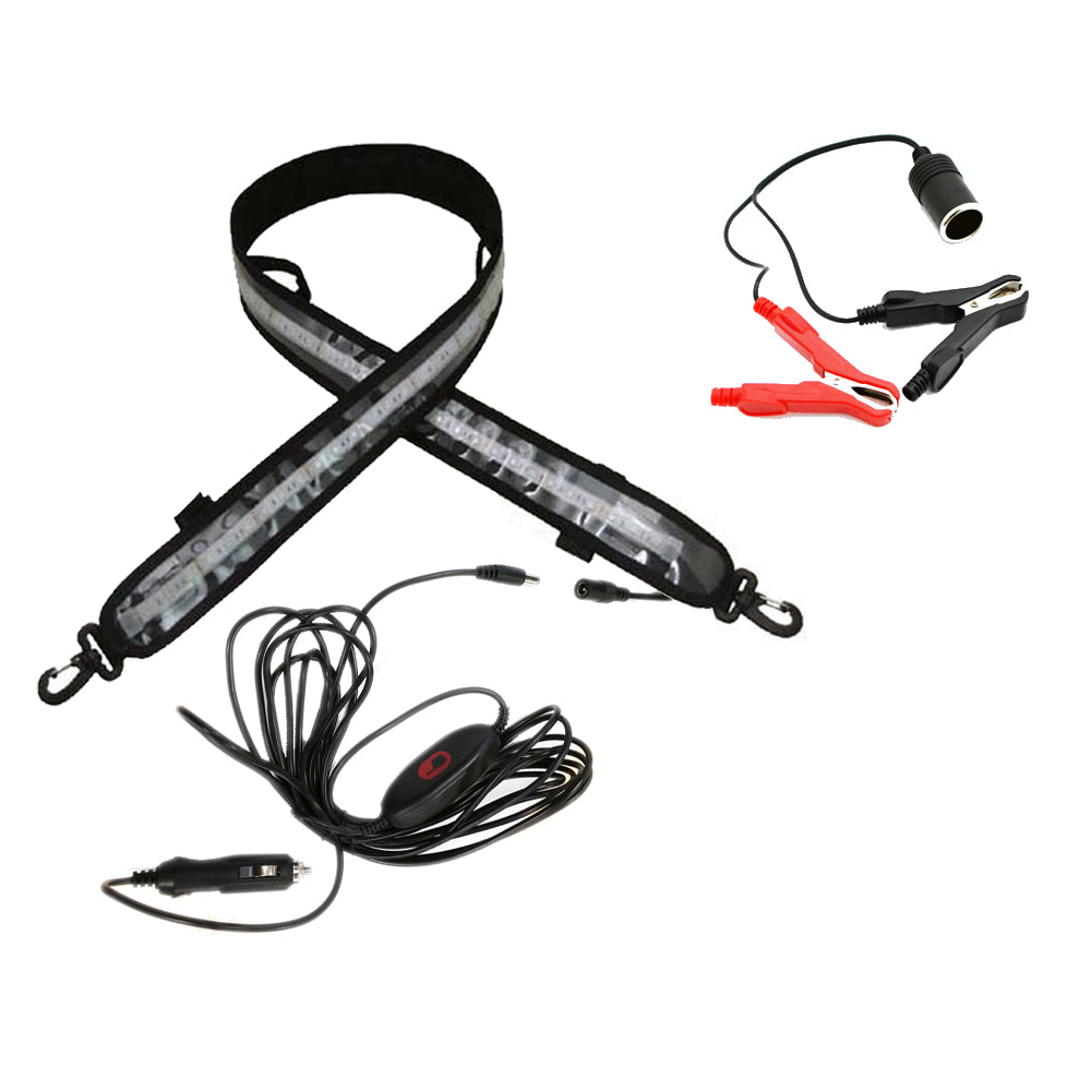 LED FLEXIBLE CAMPING STRIP LIGHT 5050 SMD CARAVAN BOAT WATERPROOF BAR 12V 1.3M