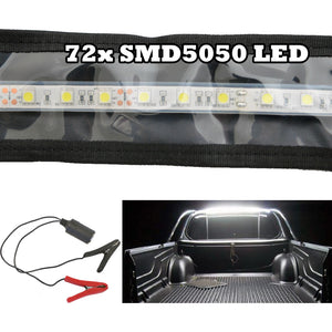 LED FLEXIBLE CAMPING STRIP LIGHT 5050 SMD CARAVAN BOAT WATERPROOF BAR 12V 1.3M