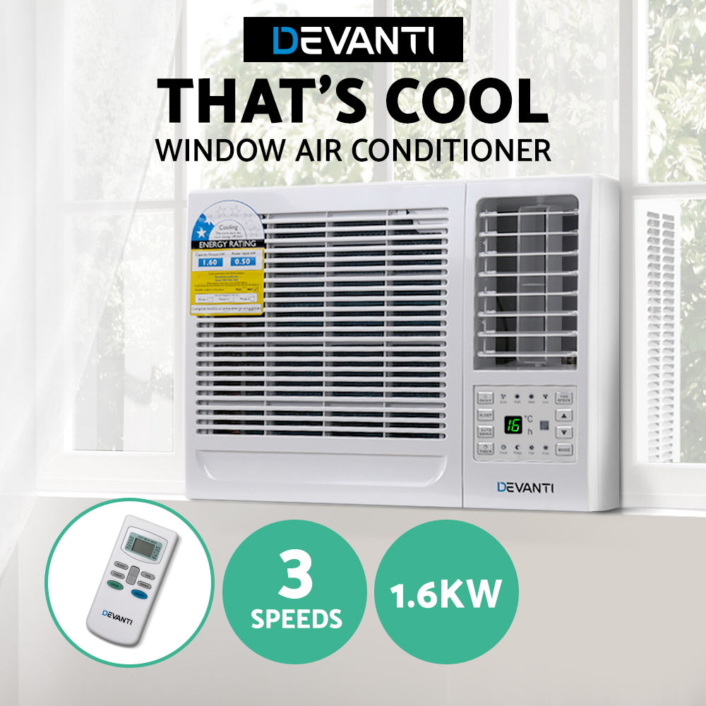 Devanti 1.6kW Window Air Conditioner