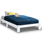 Single Wooden Bed Base Frame Size JADE Timber Foundation Mattress Platform