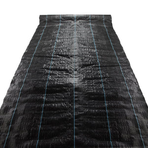 Instahut 1.83m X 100m Weedmat Weed Control Mat Woven Fabric Gardening Plant PE 