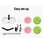 Cop Rose Electric Spin Mop Wireless Floor Cleaner Sweeper Washer Polisher Clean