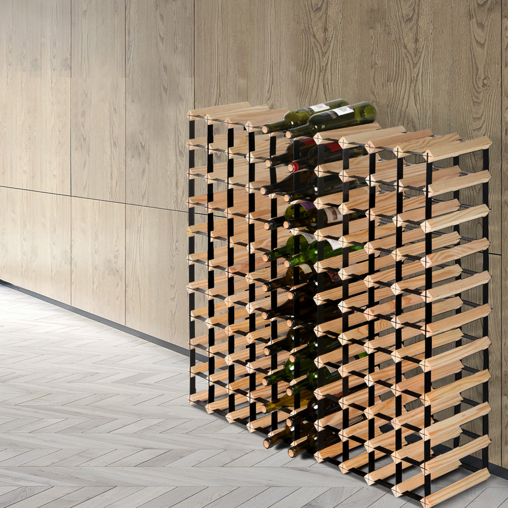 Artiss 110 Bottle Timber Wine Rack 