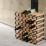 Artiss 42 Bottle Timber Wine Rack 