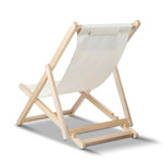 Artiss Fodable Beach Sling Chair - Sand