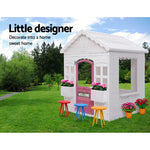 Kids Cubby House Wooden Outdoor Childrens Gift Pretend Play Set