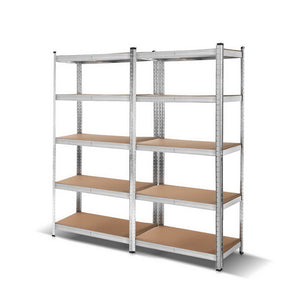 Giantz 2x0.9M Warehouse Shelving Racking Storage Garage Steel Metal Shelves Rack