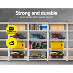 Giantz 5x0.9M Warehouse Shelving Racking Storage Garage Steel Metal Shelves Rack