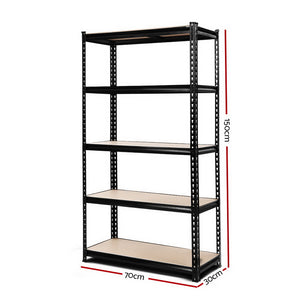 0.7M Warehouse Shelving Racking Storage Garage Steel Metal Shelves Rack