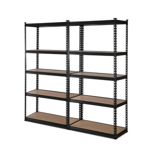 2x0.7M Warehouse Shelving Racking Storage Garage Steel Metal Shelves Rack