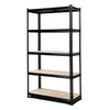 0.9M 5-Shelves Steel Warehouse Shelving Racking Garage Storage Rack Black