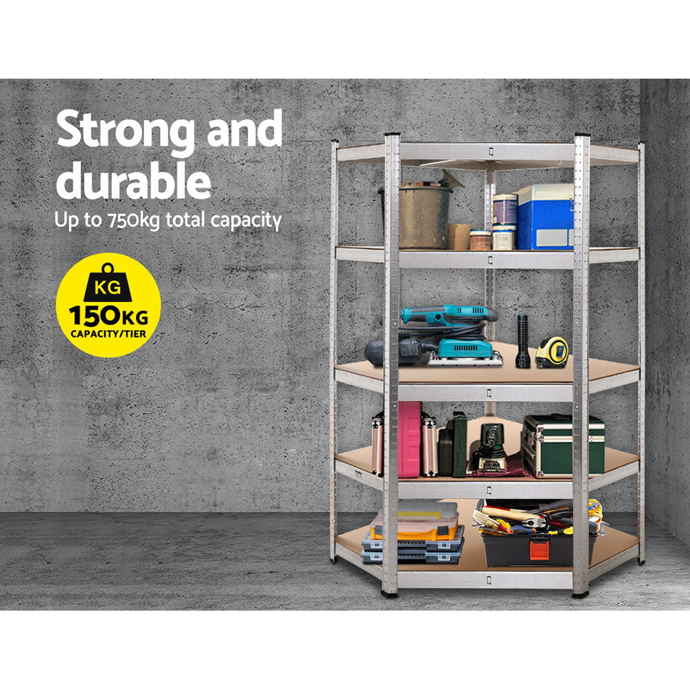 Giantz Warehouse Storage Rack Racking Shelving Steel Garage Kitchen Organisers