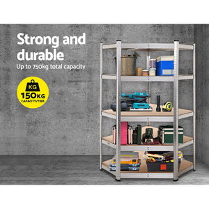 Giantz Warehouse Storage Rack Racking Shelving Steel Garage Kitchen Organisers