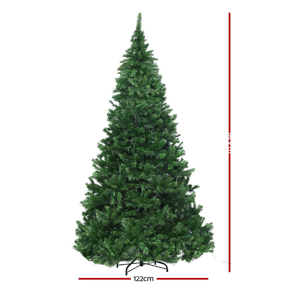 Jingle Jollys 1.8M 6FT Christmas Tree Xmas 1980 LED Lights Warm White 765 Tips