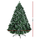 Jingle Jollys 6FT Christmas Snow Tree