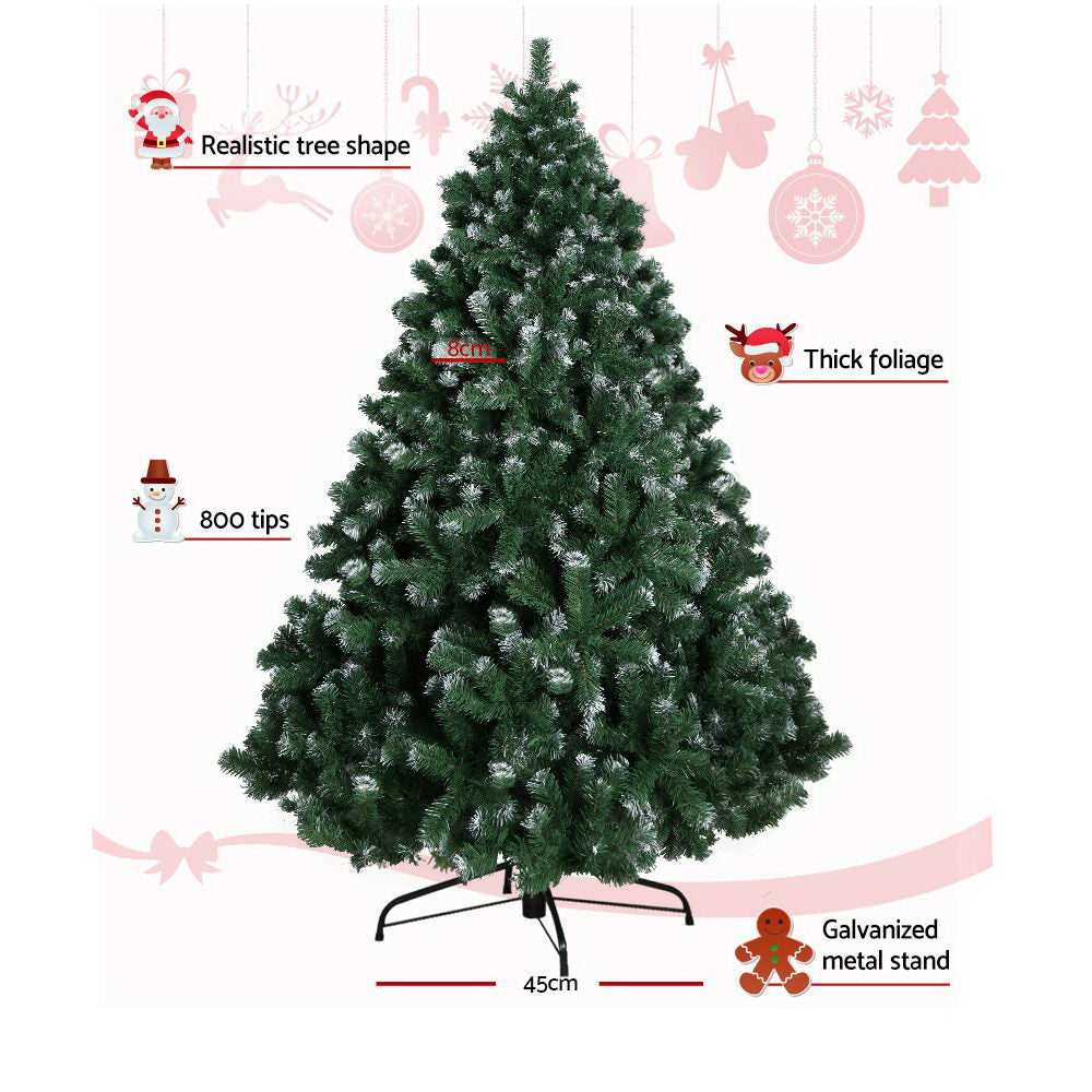 Jingle Jollys 6FT Christmas Snow Tree