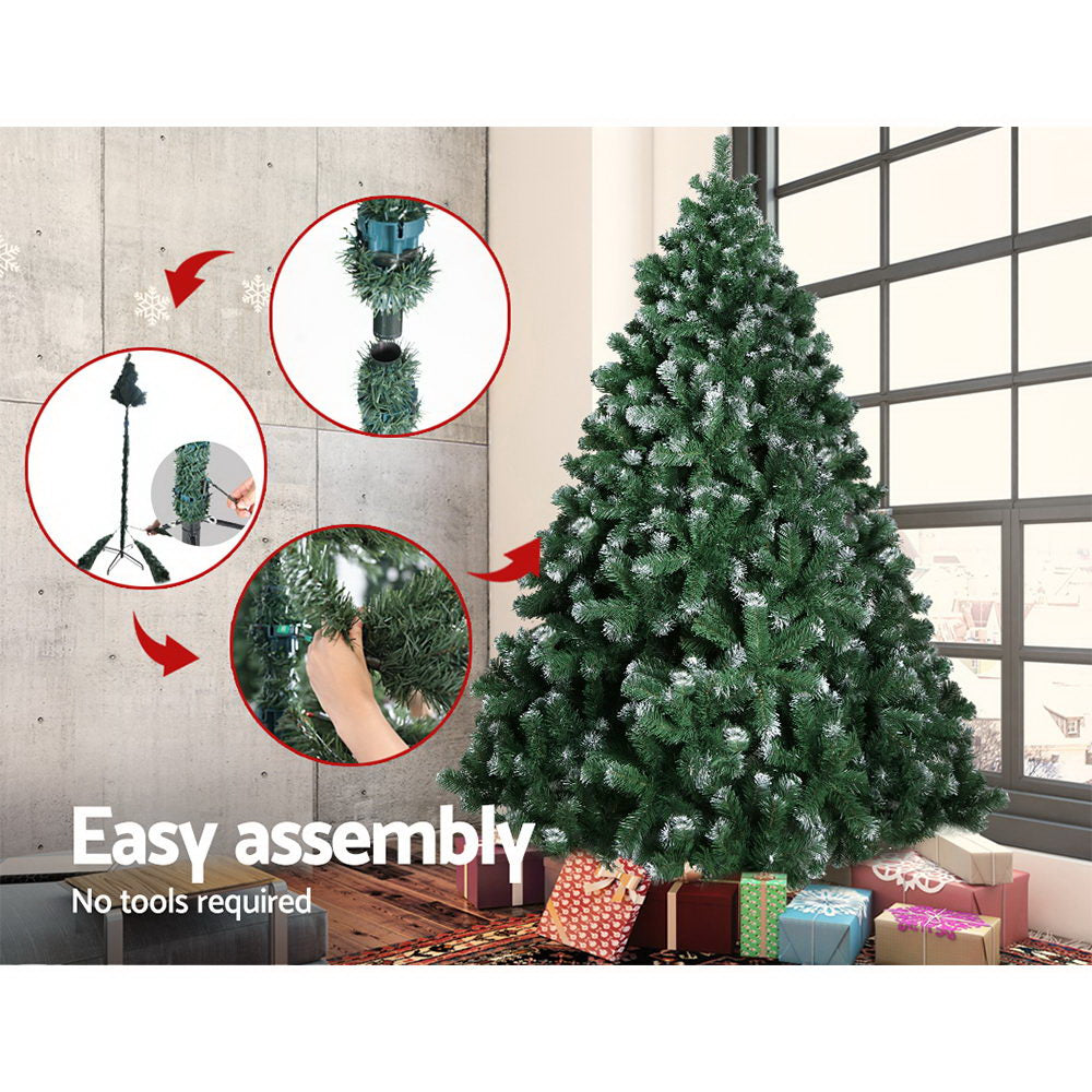 Jingle Jollys 6FT Christmas Snow Tree