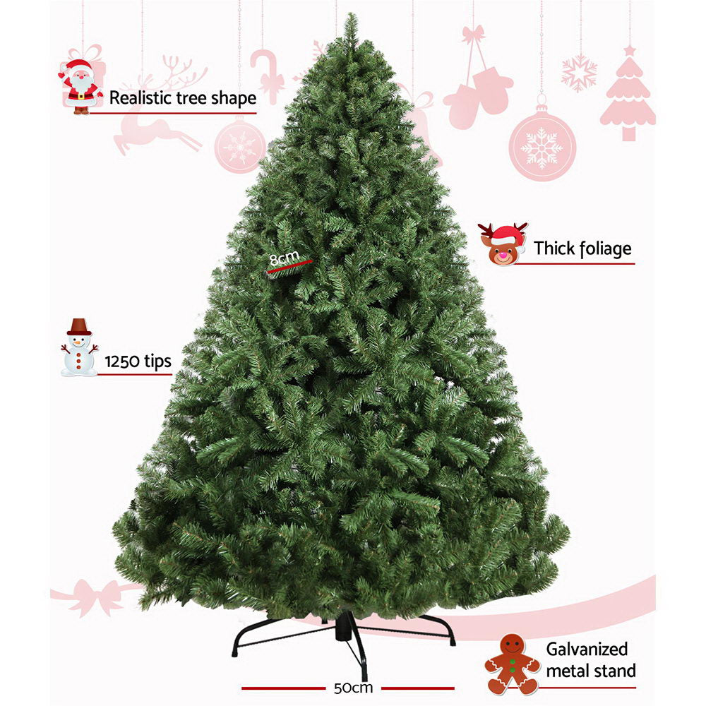 Jingle Jollys 2.1M 7FT Christmas Tree Xmas Decoration Green Home Decor Bonus Bags