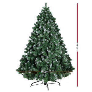 Jingle Jollys 7FT Christmas Snow Tree