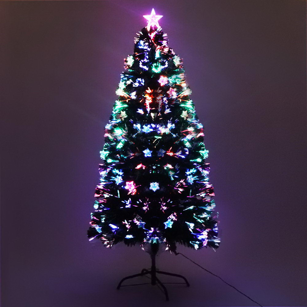 Jingle Jollys 1.5M 5FT LED Christmas Tree Xmas Optic Fiber Multi Colour Lights