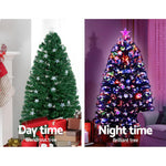 Jingle Jollys 1.5M 5FT LED Christmas Tree Xmas Optic Fiber Multi Colour Lights